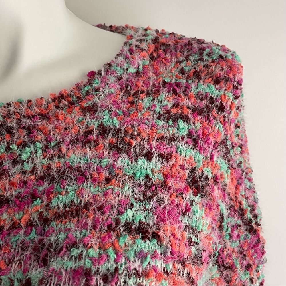 Pink Fuzzy Sweater, Size XL, Umgee - Picture 6 of 8